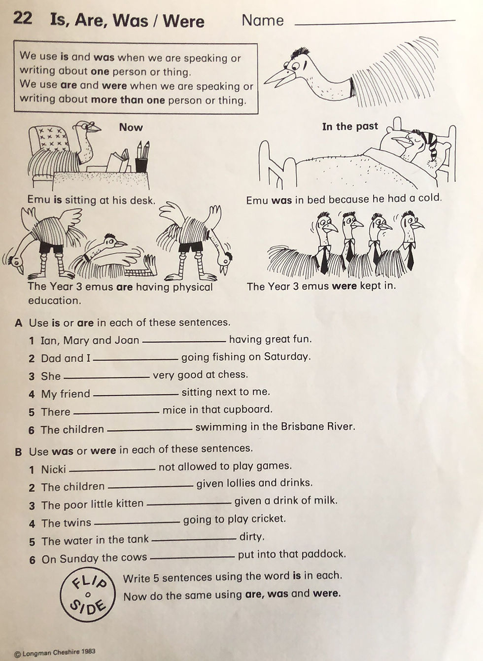 Thumbnail: Qld English Practice Sheets Book 3 BLMs