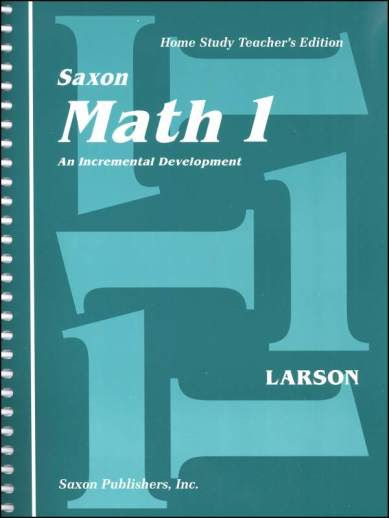 Saxon Math 1 Home Study