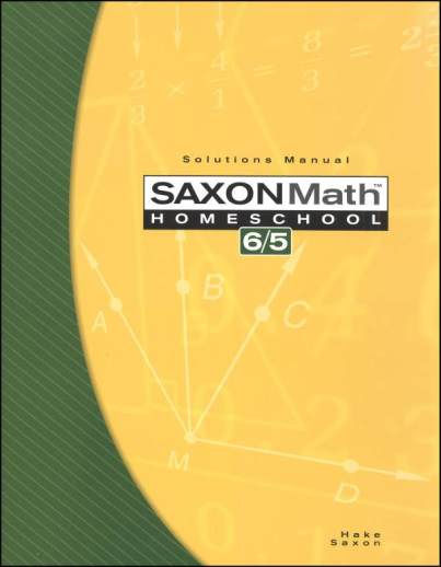 Thumbnail: Saxon Math 6/5 Homeschool Kit
