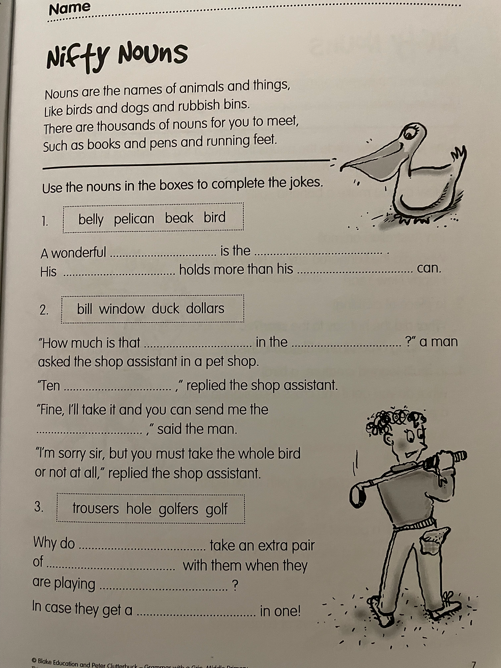 Thumbnail: Grammar with a Grin Middle Primary By Peter Clutterbuck