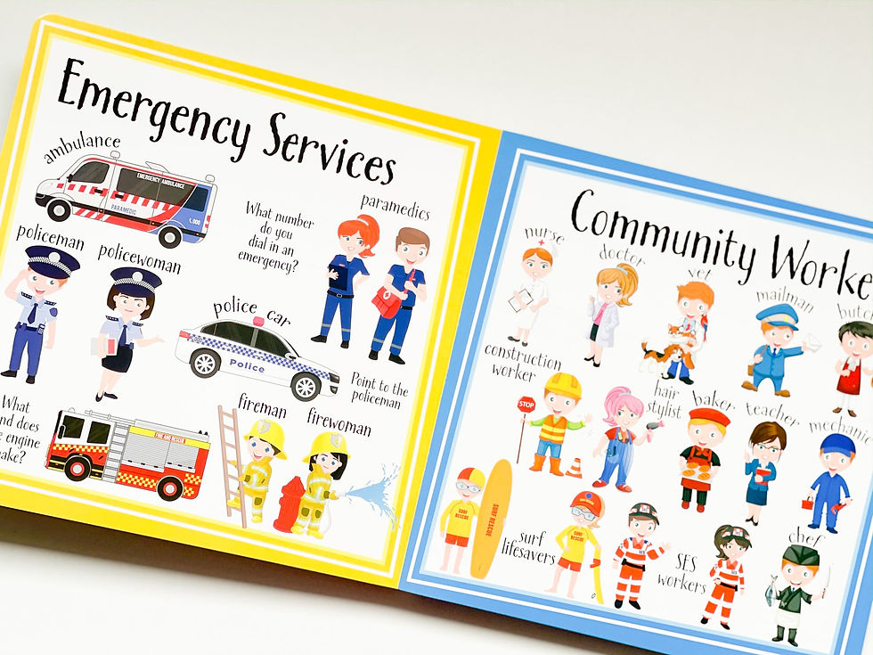 Thumbnail: Let's Learn First Words Board Book