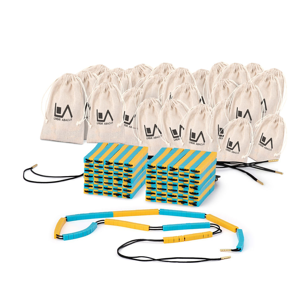 Set of 100 Linear Abacus 100-Bead Strings