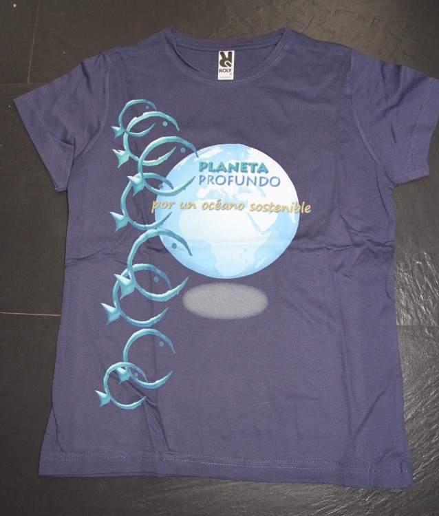Camiseta chico azul vaquero