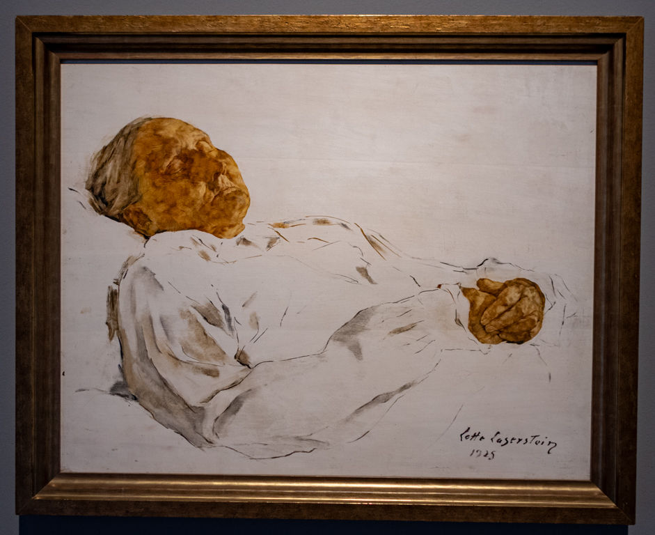 On the deathbed (1931). - Lotte Laserstein