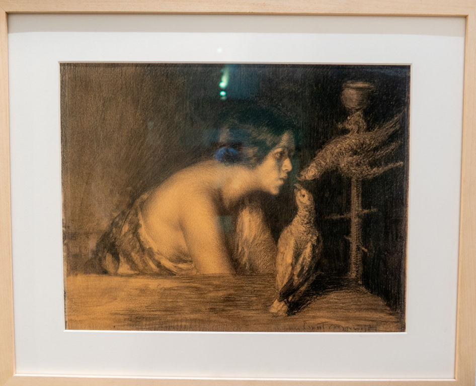 Femme aux Perroquets - Ernest Marneffe