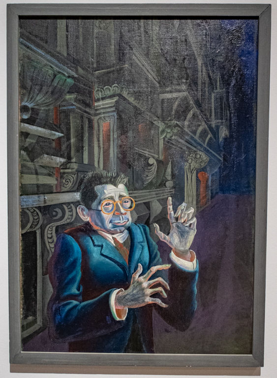 Portrait of the painter Adolf Uzarski (1923) - Otto Dix