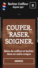 Mode et Beauté website templates – Le Barbier
