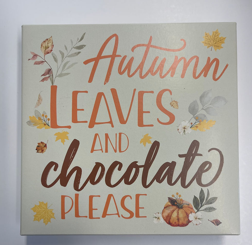 Autumn Leaves & Chocolate Box