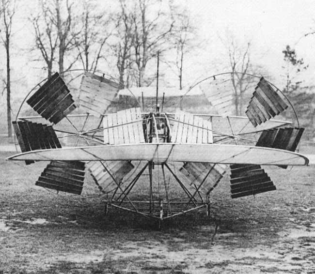 Attemped aircraft by Moy and Steamer in 1875