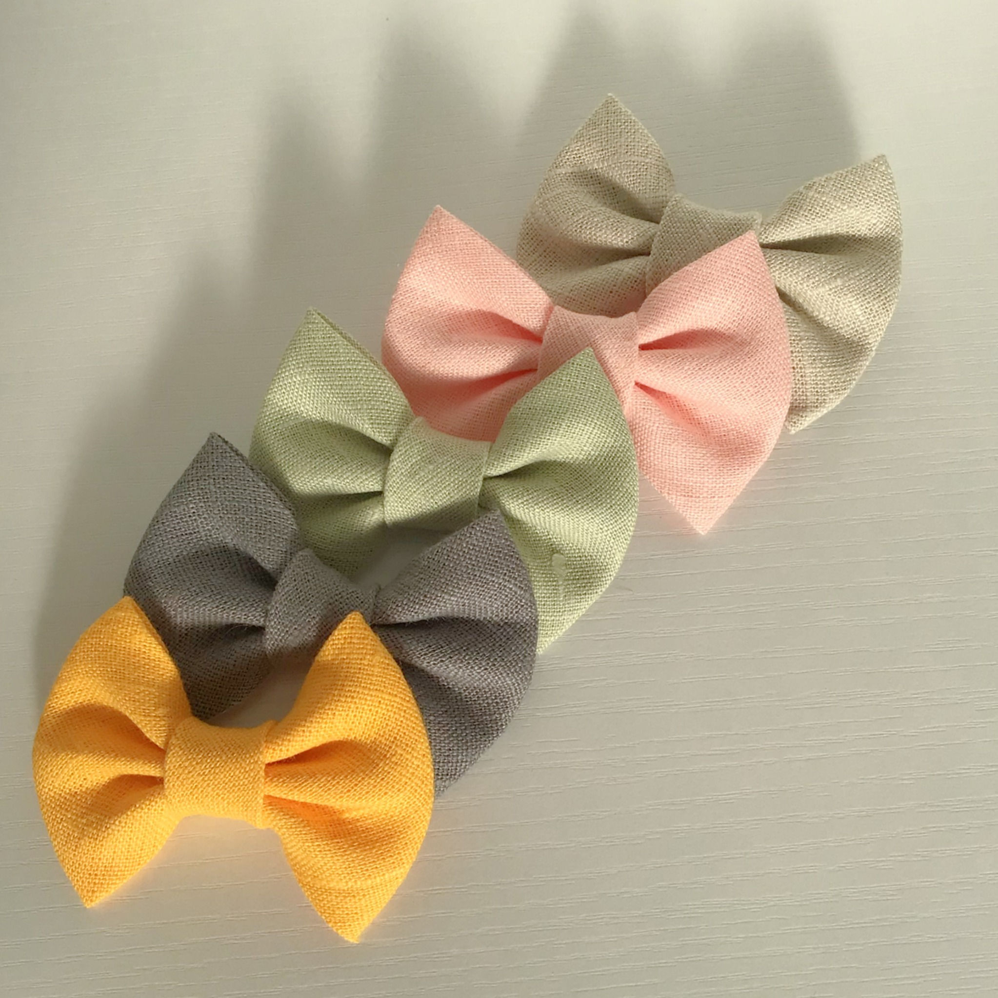 3 Inch Linen Bow