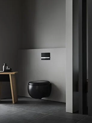 Thumbnail: Memoria 5885b483-0559 Rim-ex Jul Toilet Seat, Clean, 54 Cm, Matte Black