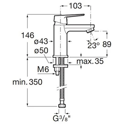 Thumbnail: Roca Esteria Sink Faucet