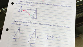 SEMELHANÇA DE TRIÂNGULOS