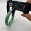 Thumbnail: Jade Bangle Comfort Fit Highly Sought After Green ( 57 mm )