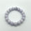 Thumbnail: Jade Bracelet Icy Lavender Jadeite Beads (7.5 inches)