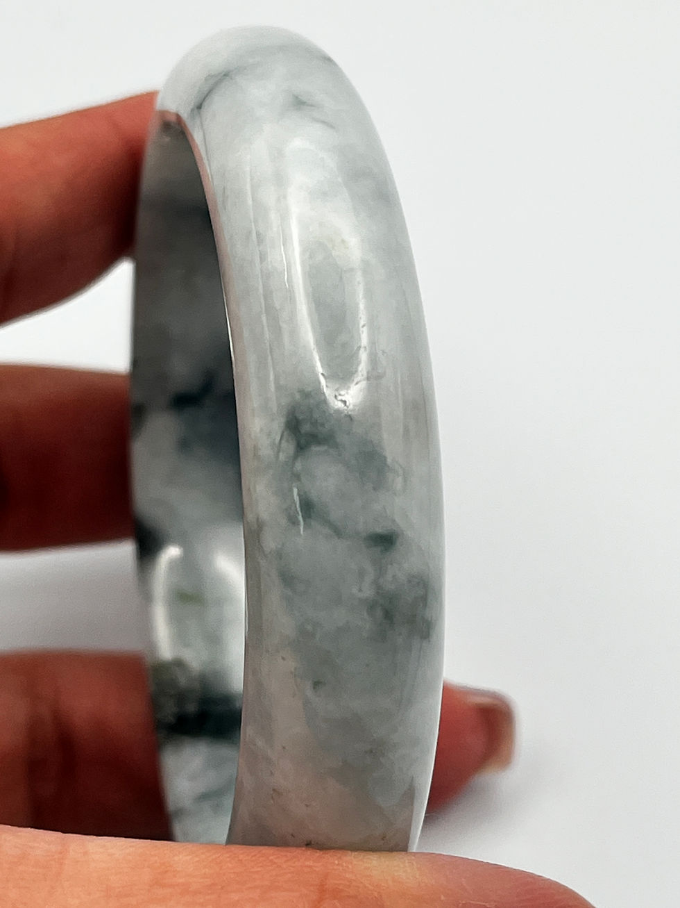 Thumbnail: Jade Bangle Light Spicy Green ( 58.6 mm )