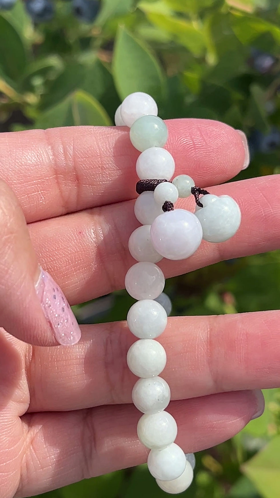 Thumbnail: Jade Bracelet Buttons (6.5 inches)