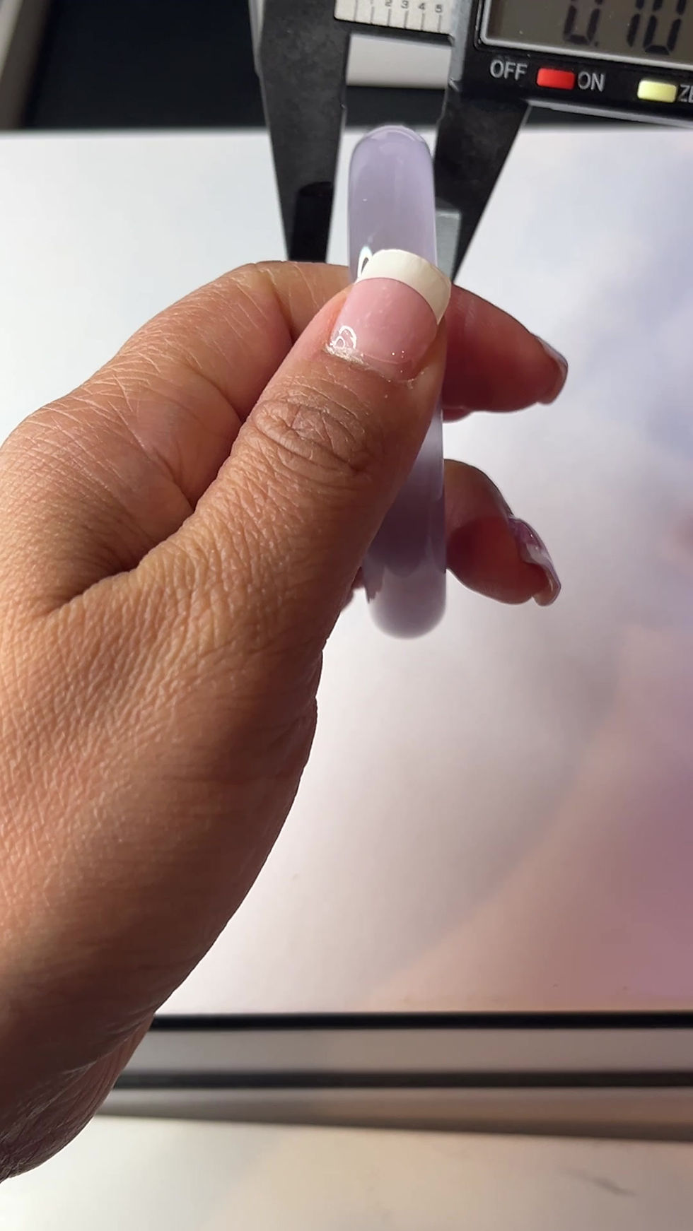 Thumbnail: Bangle Purple Chalcedony ( 62 mm )