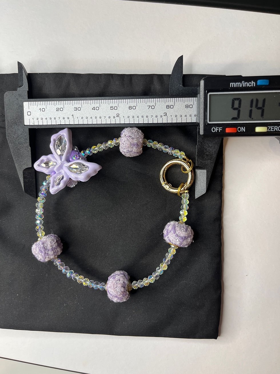 Thumbnail: Keychain Butterfly Phone Charm