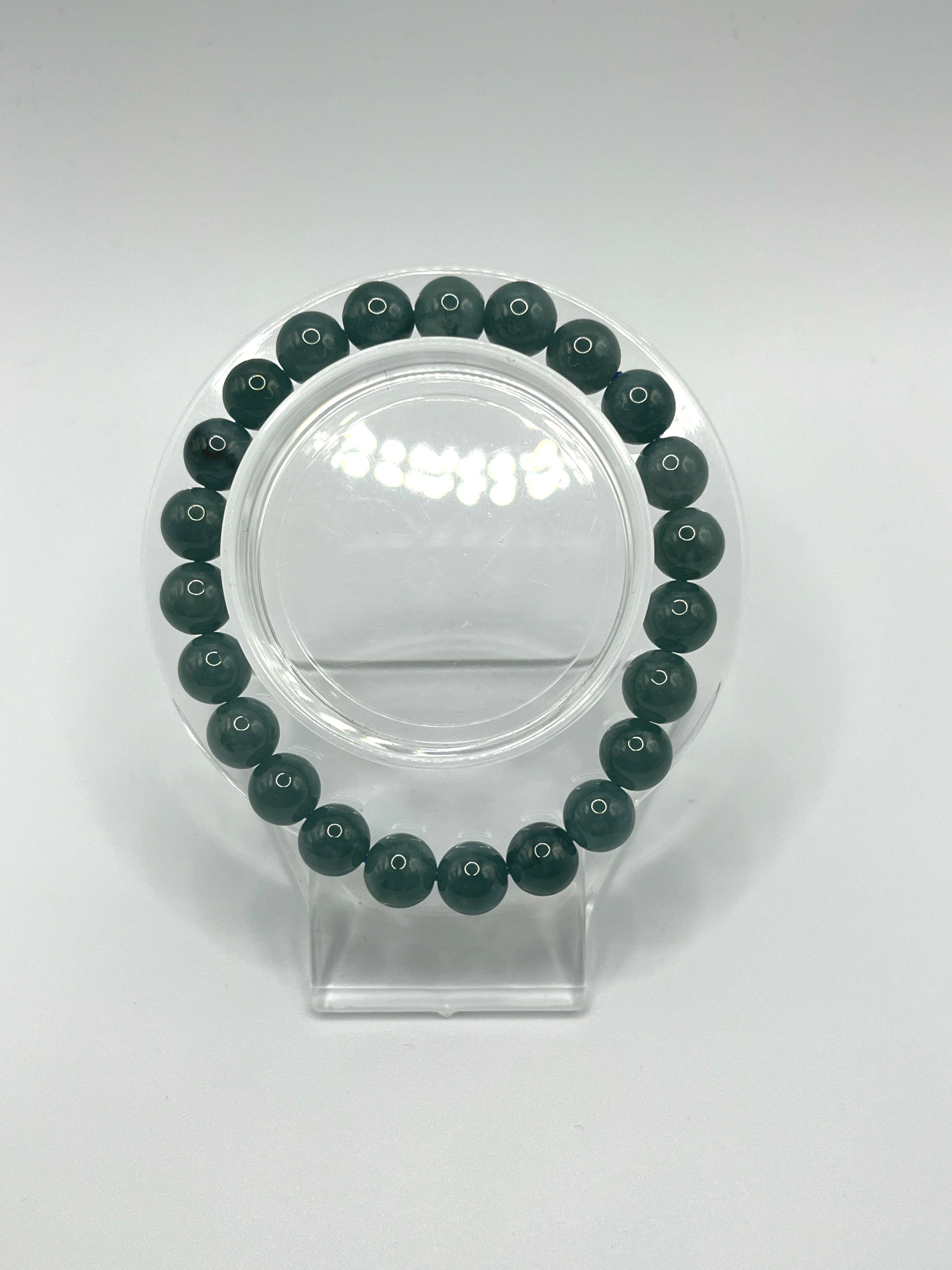 Jade Blue Water Jadeite Beads 8mm ( 6.5 in)