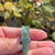 Thumbnail: Jade Blue Water Ring Dragon Carving Size ( 9.5 mm )