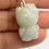 Thumbnail: Jade Lucky Cat with S925 Sterling Silver Necklace and S925 Bail
