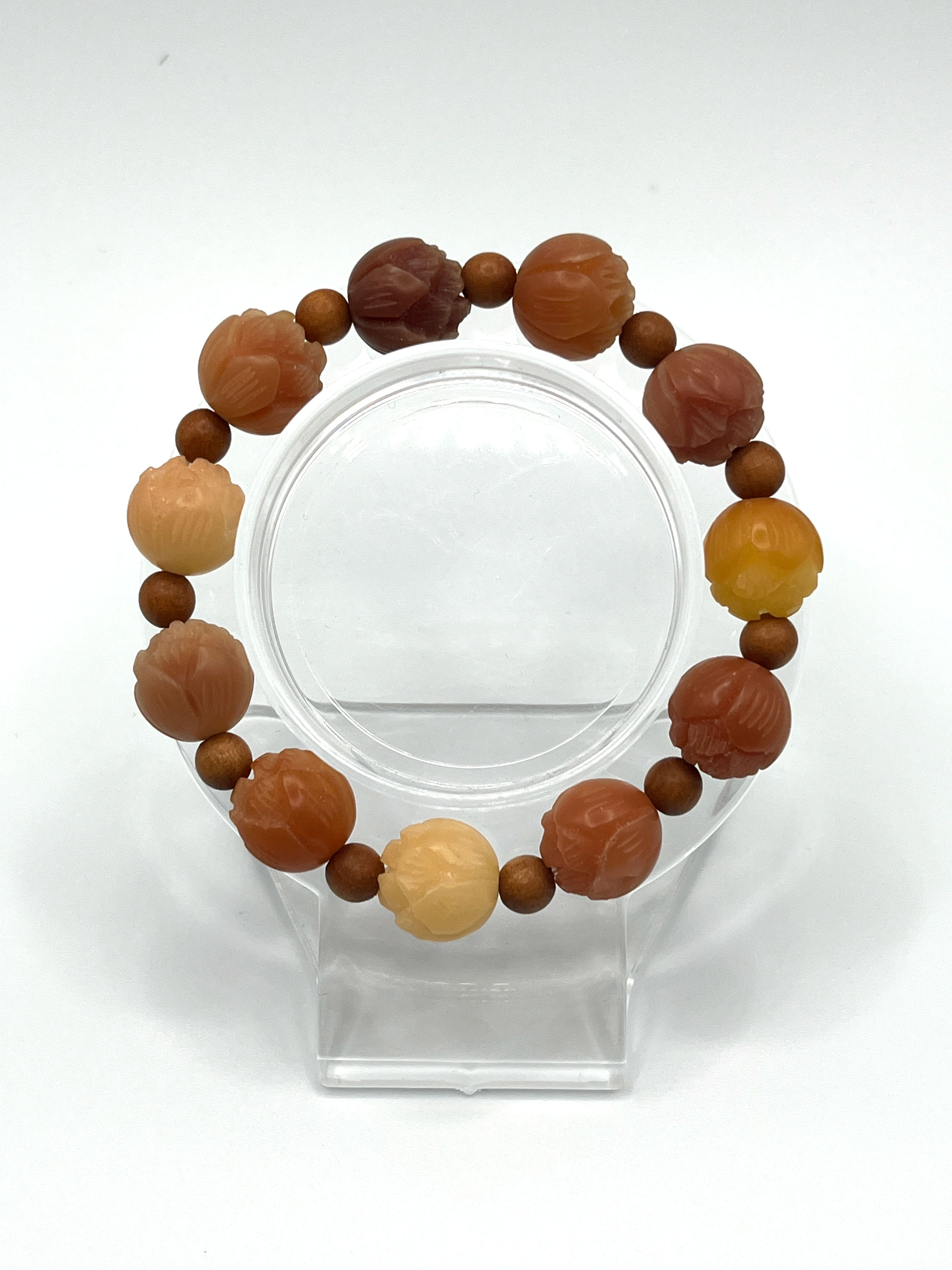 Bodhi Beads Lotus Carving
