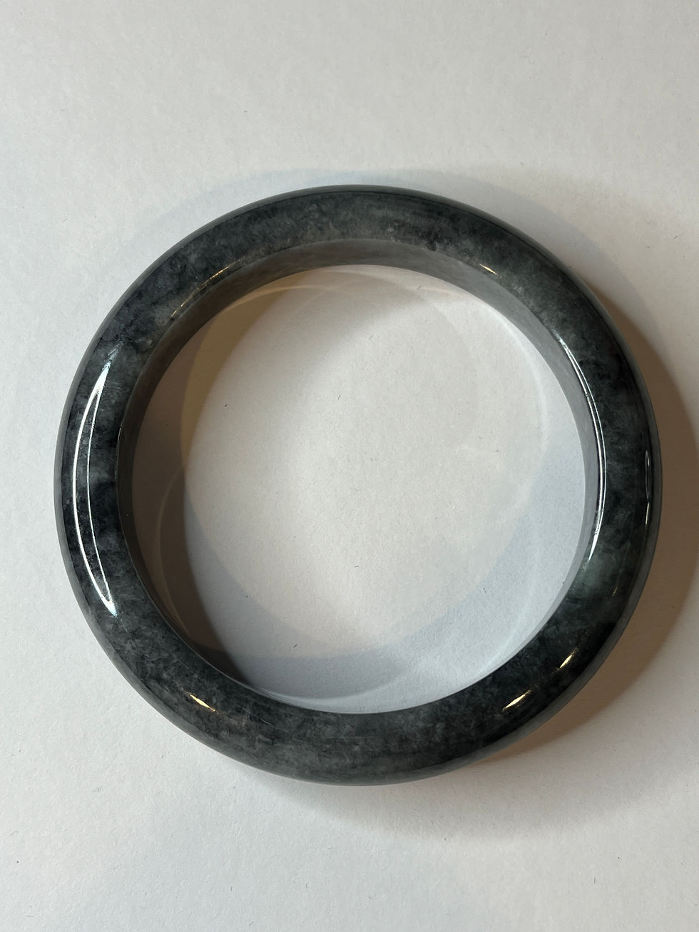 Thumbnail: Jade Bangle Wuji Smoky Grey ( 60 mm )