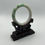 Thumbnail: Jade Bangle Full Round Fit Green and White ( 57.7 mm ) includes GIA Lab Report