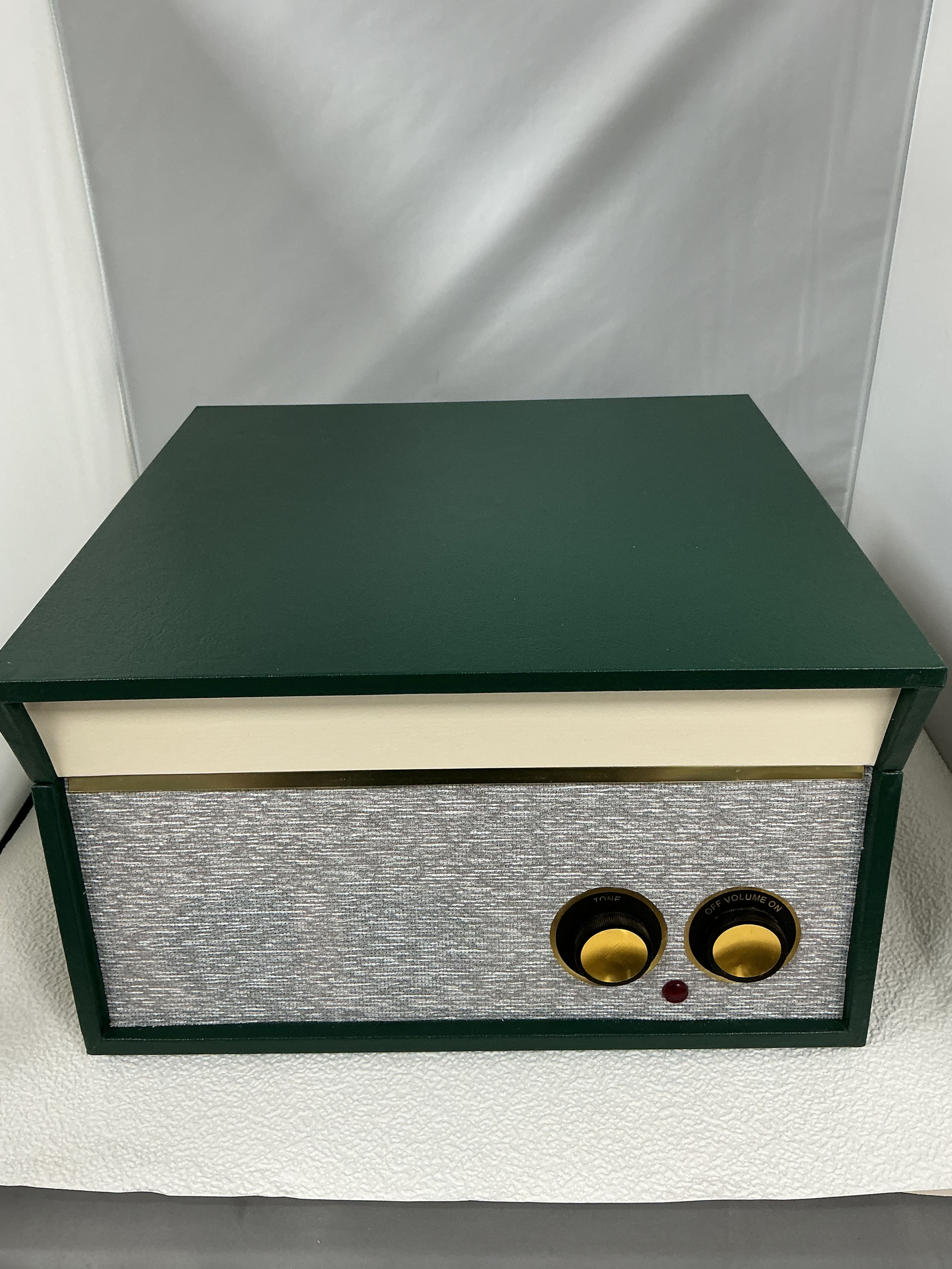 Dansette Tempo Green and Cream