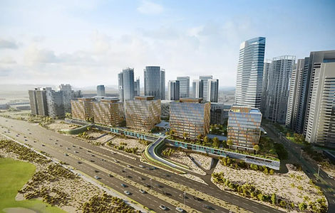 RAK Central beside the Al Hamra golf course and the main road