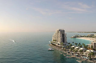 Anantara Residences and its villas, seen from the sea