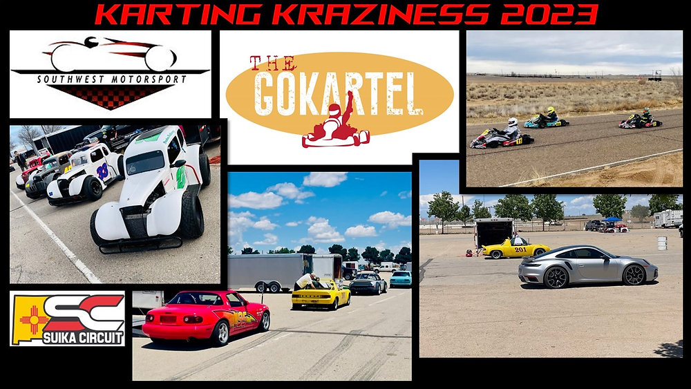 Karting Kraziness, September 23rd and 24th, Suika Circuit, ABQ