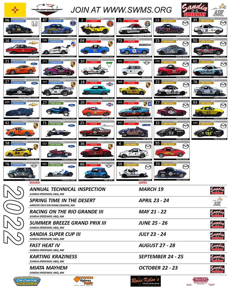 2022 SWMS Schedule Announced!