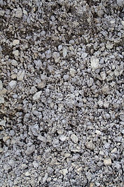 Close-up of white gravel from a engineering construction site in NZ.