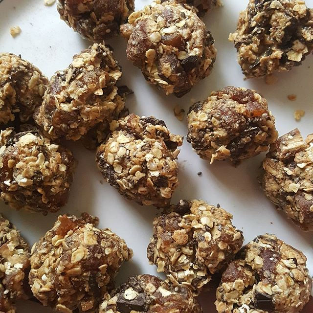 These are the energy bites that I made