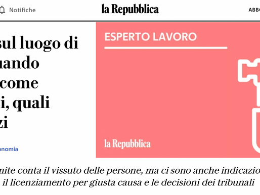 Molestie sul luogo di lavoro