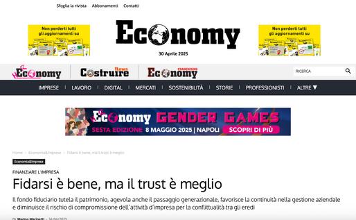 Fidarsi è bene ma il trust è meglio
