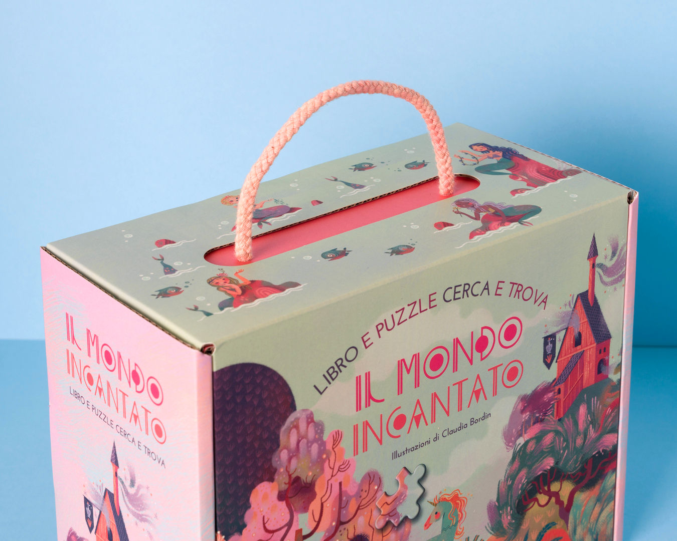 IL MONDO INCANTATO. Libro e Puzzle cerca e trova