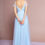 Thumbnail: Sweethearted Chiffon Long Dress w/ V-Back