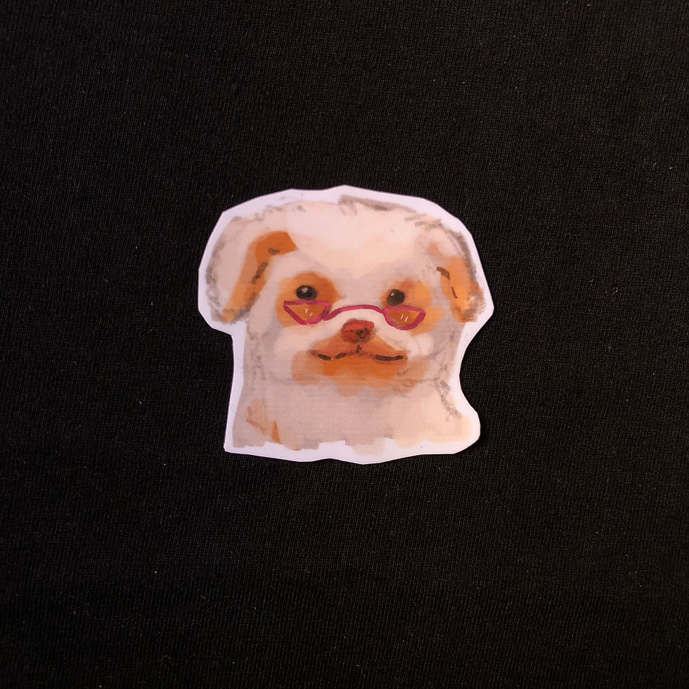 Miniatura: Cachorróculos - Adesivos de Vinil