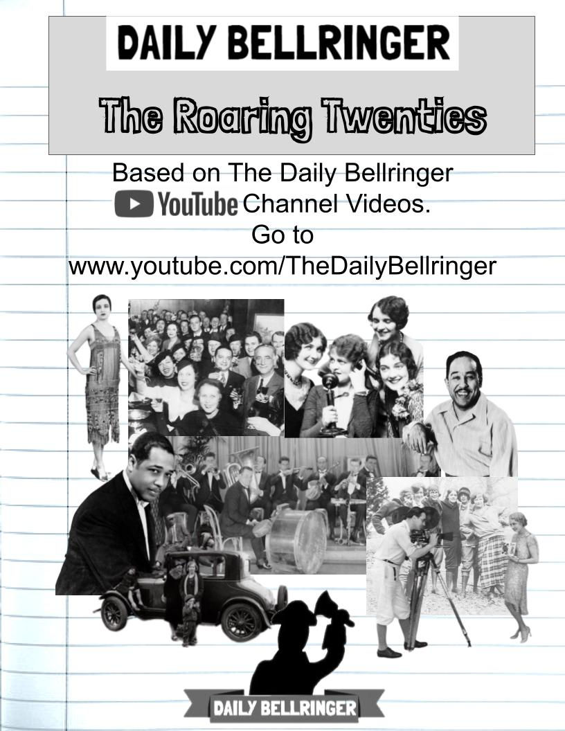 The Roaring 20s Worksheet Pack 10 Worksheets W answer Key Mysite The Roaring 20s Worksheet Pack 10 Worksheets W answer Key Mysite