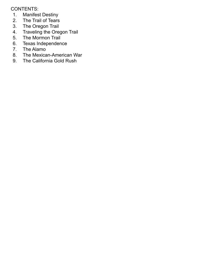 Thumbnail: Westward Expansion Worksheet Pack (8 Sheets)