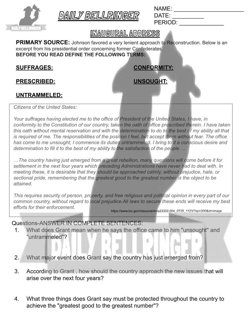 Thumbnail: Presidents of the United States 11-20 Worksheet Pack w/answer key