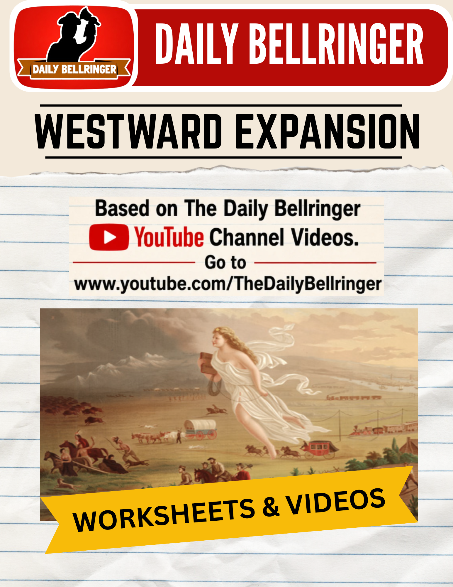 Westward Expansion Worksheet Pack (8 Sheets)
