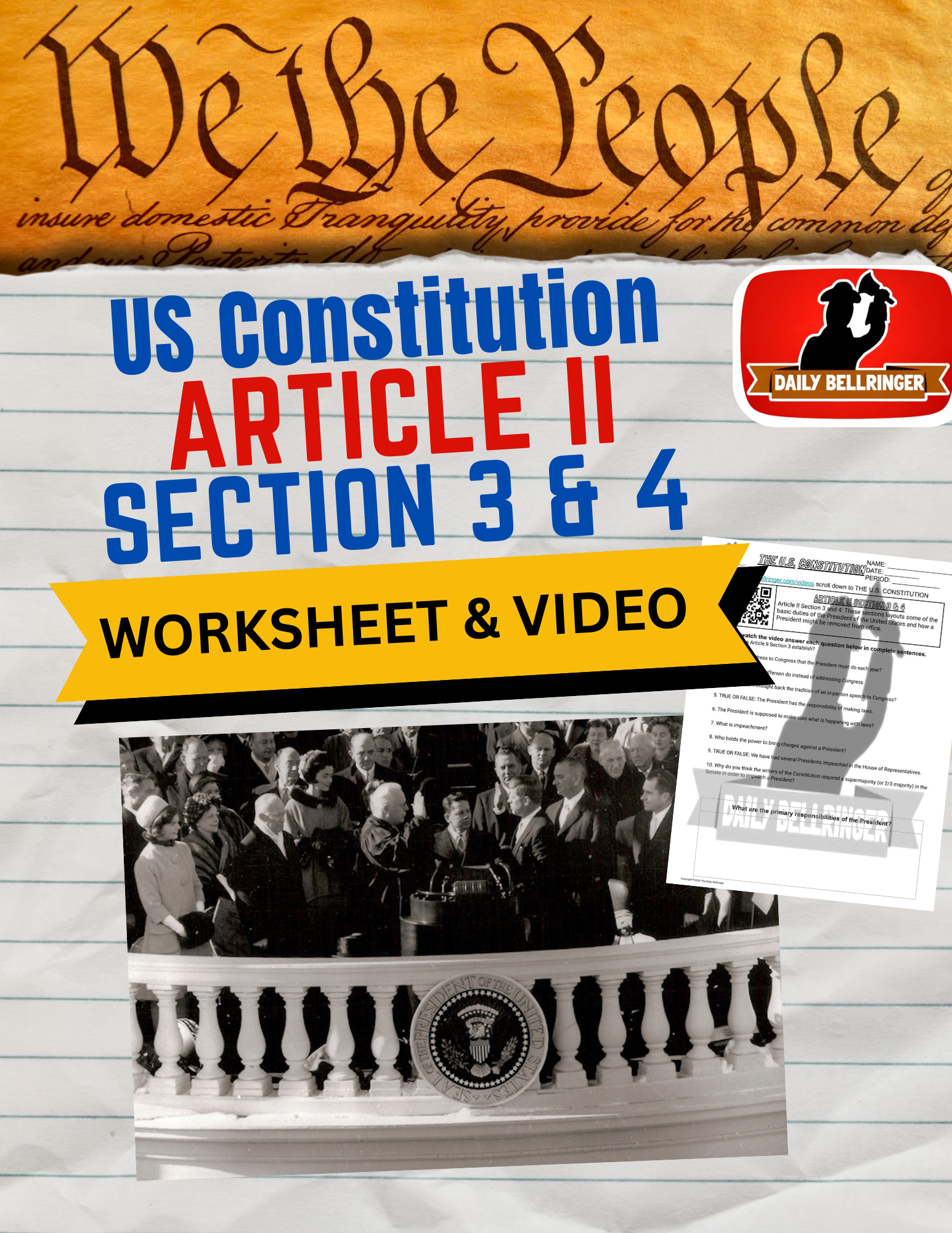 Article II Section 3 & 4 Worksheet