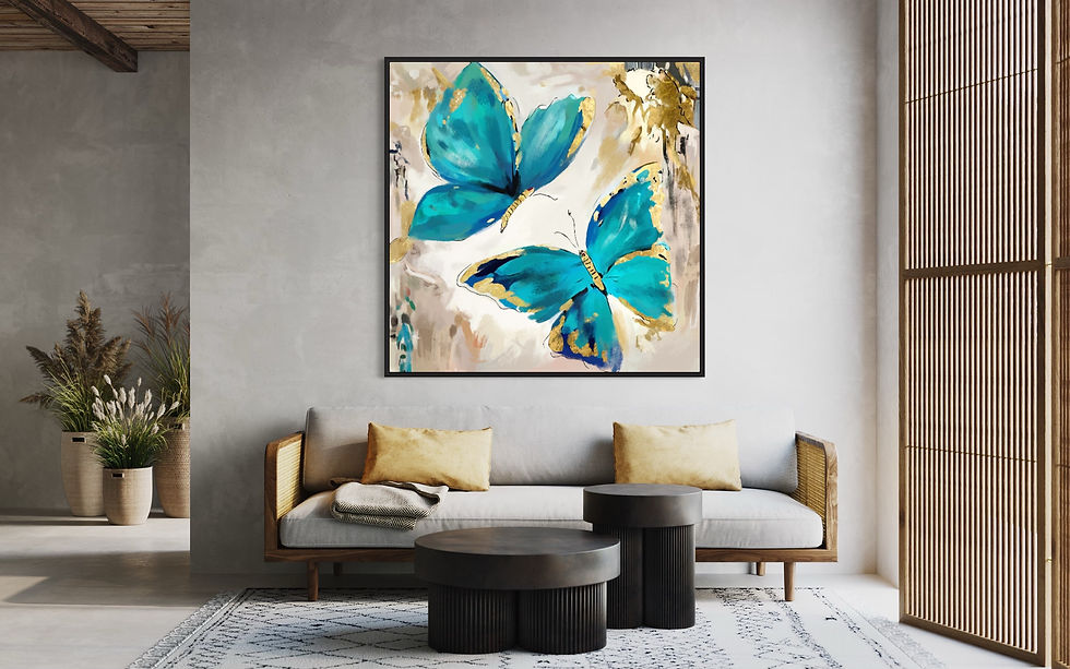 Graceful Pair 100x100cm