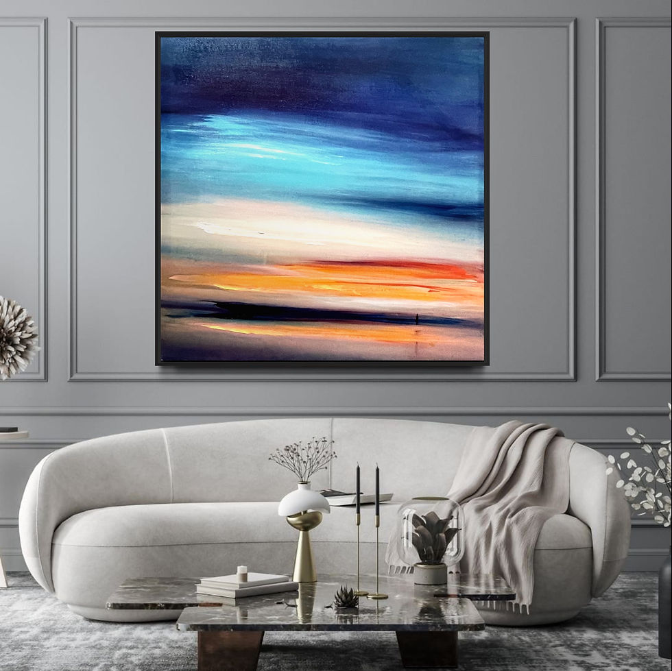 Thumbnail: Vivid horizons 100x100cm