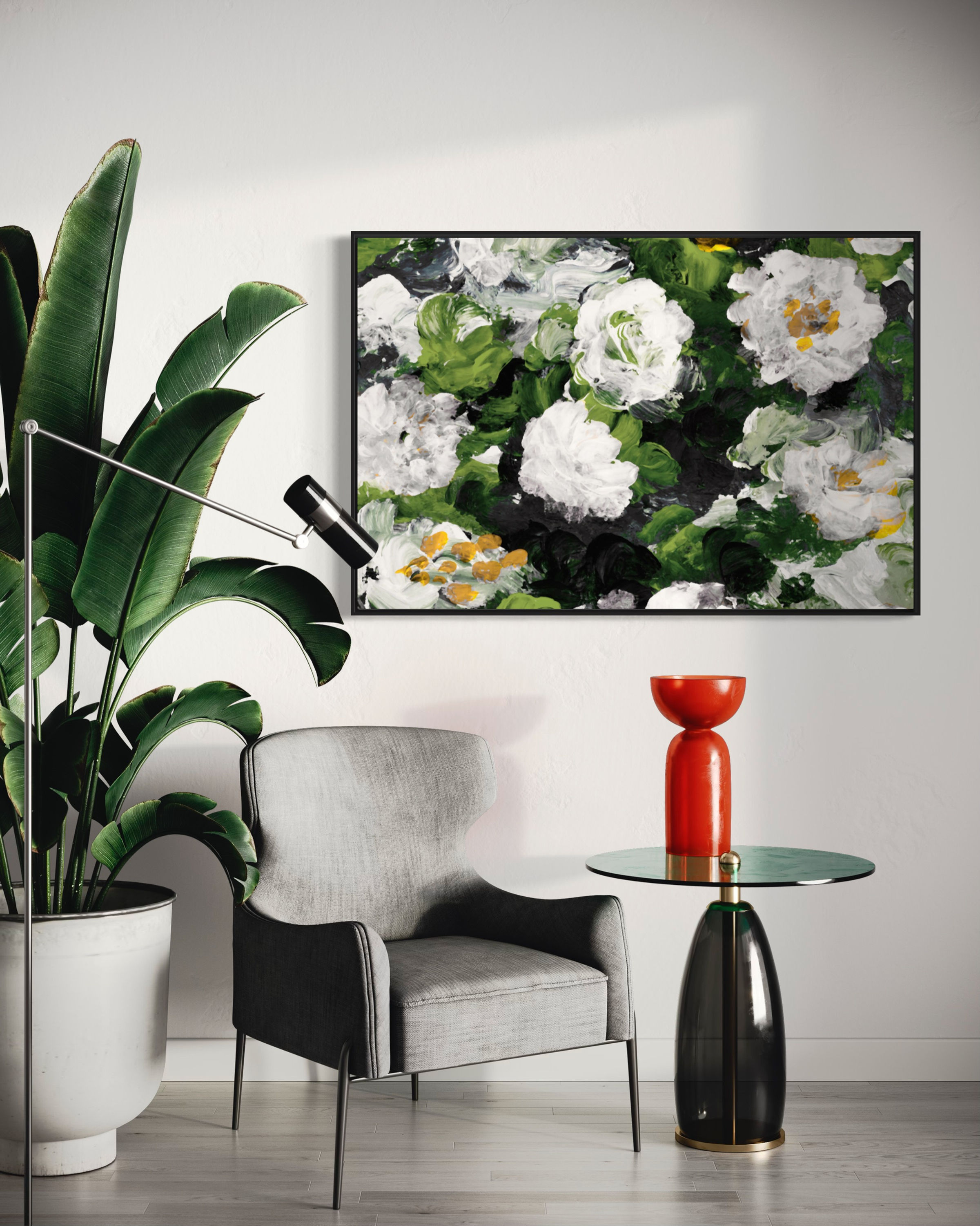 Lush Ivory Garden 90x120cm