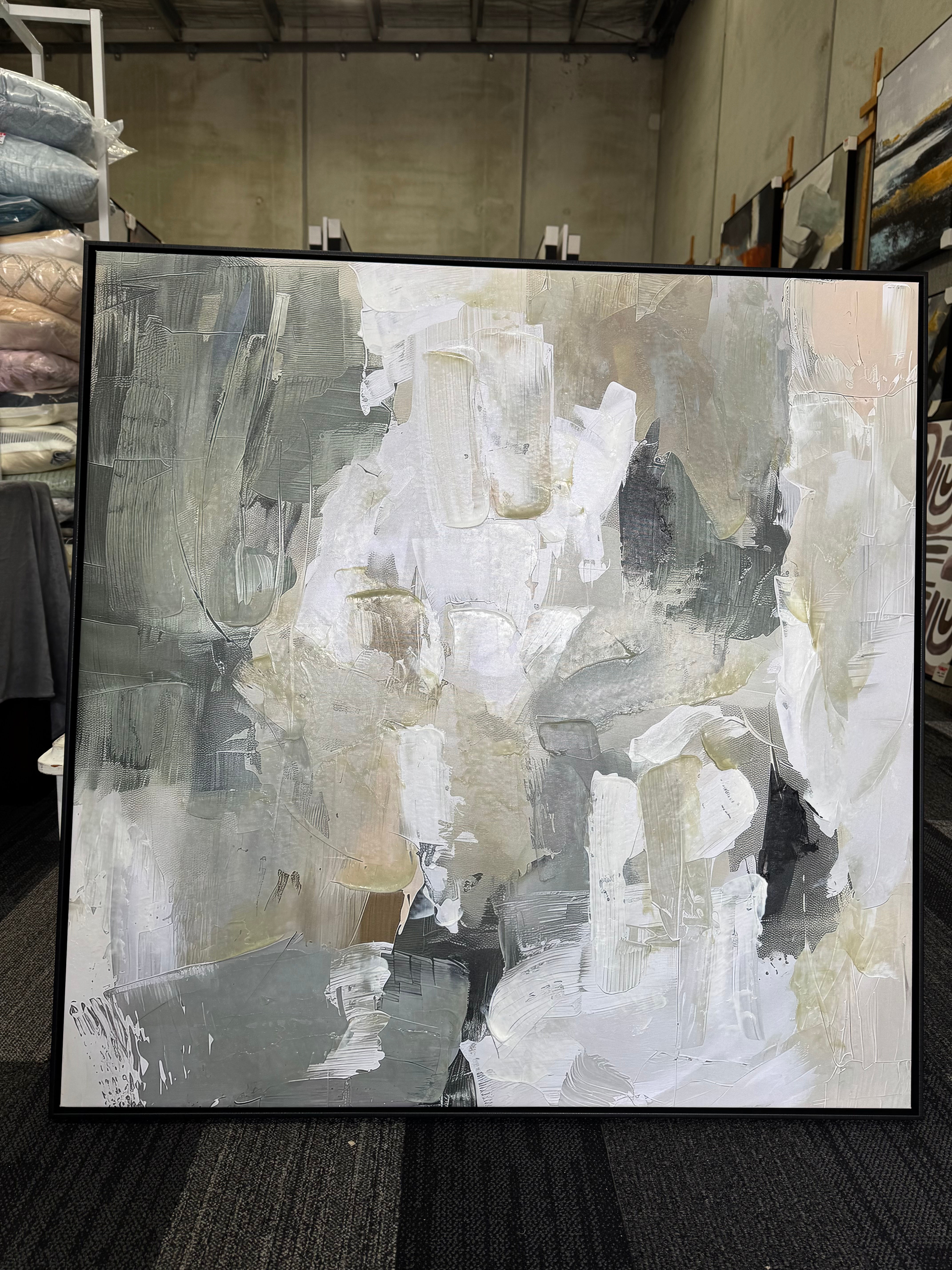 Mist & Moss/ 110x110cm